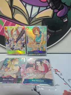 One Piece Illustration Box Vol. 1 & 2 Promo Set Sealed X4 Promo Cards TCG - Image 1