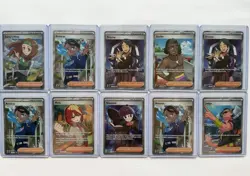 Pokemon TCG Trainer Supporter Full Art (10 Cards) - Image 1