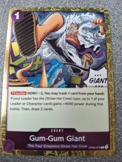 One Piece Card k237 Gum-Gum Giant OP09-078 - Image 1