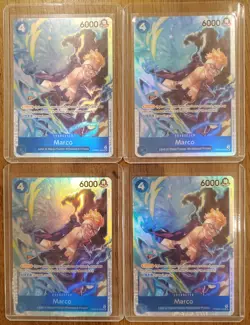 One Piece Prb02 Marco SR English Playset PRB02-008 4 Card Premium Set Best Vol.2 - Image 1