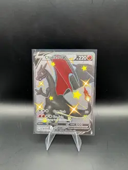 Pokemon TCG Charizard v Champions Path Shiny Holo Card 079/073 NM/M - Image 1