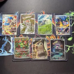 Pokemon Journey Together Illustration Rare Lot 7 Cards Pack NM - Image 1