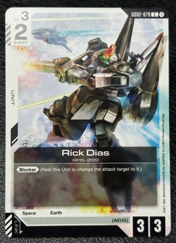 Rick Dias GD02-079 - Common - Gundam Card Game: Dual Impact - NM - Image 1