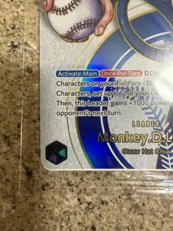 MONKEY D. LUFFY 2025 ONE PIECE NIGHT DODGERS PROMO CARD #3 SEALED - Image 4