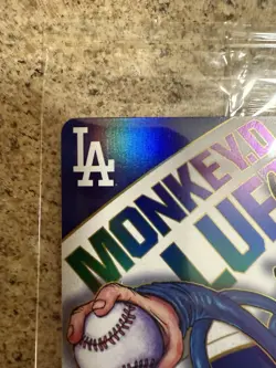 MONKEY D. LUFFY 2025 ONE PIECE NIGHT DODGERS PROMO CARD #3 SEALED - Image 5