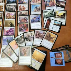 Custom Complete COMMANDER Magic Deck. ALL 100 Cards Tribal REBELS Fetching Hero - Image 2