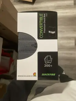 Blackfire Convertible Premium Deck Box for 200+ Cards - Image 1