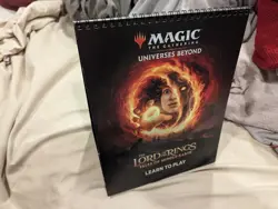 Limited Edition MTG: Universes Beyond, Lord of the Rings Learn to Play Demo book - Image 2