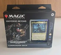 MTG FORCES OF THE IMPERIUM WARHAMMER 40k COMMANDER DECK NEW MAGIC THE GATHERING - Image 1