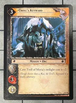 TROLL'S KEYWARD 1R 199 Decipher Lord of the Rings Fellowship - Image 1