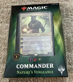 (MTG) Magic the Gathering - Commander 2018 - Nature's Vengeance Deck - Sealed 630509632244 - Image 1