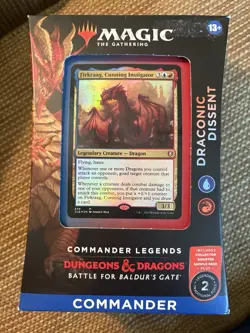 Commander Legends Battle for Baldur's Gate - Draconic Dissent Commander Deck MTG - Image 1
