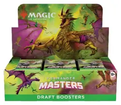 1x Commander Masters Draft Booster Box - MTG - SEALED 195166217208 - Image 1