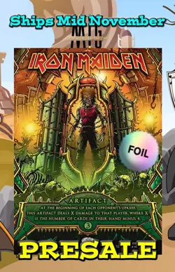Iron Maiden PRESALE ✨ Borderless FOIL ✨ MTG NM Secret Lair (2185) - Image 1