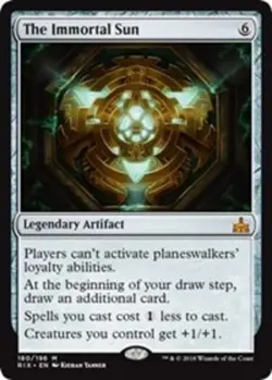 1x The Immortal Sun Moderate Play MTG Magic - Kid Icarus - - Image 1