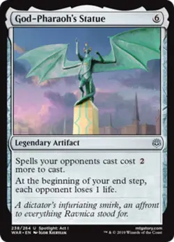 God-Pharaoh's Statue - War Of The Spark #238/264 MTG Magic The Gathering - Image 1