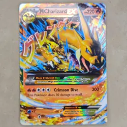 Mega-Charizard EX - 13/106 - Secret Rare PL/MP, English Pokemon XY FlashFire HP - Image 1