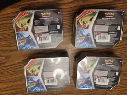 Pokemon Tcg V Striker Tins Set Of 4 Factory Sealed Please Look At Last Photo - Image 2