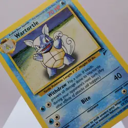 Pokemon TCG - Wartortle 63/130 Base Set 2 Uncommon WOTC 1999 - NM Indent - Image 1