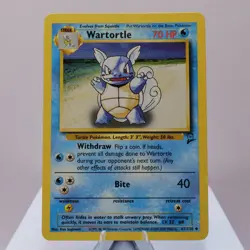 Pokemon TCG - Wartortle 63/130 Base Set 2 Uncommon WOTC 1999 - NM Indent - Image 2