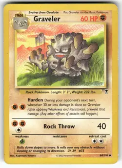 Graveler Legendary Collection Uncommon Pokemon Moderately played - Image 1