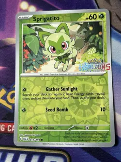 Sprigatito 012/193 Reverse Holo Horizons Stamped Promo - Pokemon - Image 1