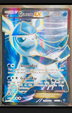 Pokemon TCG Glaceon EX 116/124 Full Art - XY Fates Collide - Lightly Played (LP) - Image 3