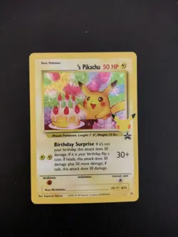 ______'s Pikachu 24/53 Celebrations: Classic Collection Holo Pokemon TCG - Image 1