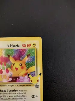 ______'s Pikachu 24/53 Celebrations: Classic Collection Holo Pokemon TCG - Image 3