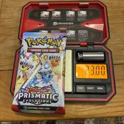Pokemon TCG Prismatic Evolutions Booster Pack 23.00g! Heavy - Brand New Sealed - Image 1