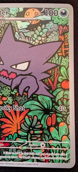 Haunter 027 Me: Mega Evolution Promo Black Star Holo Illustration Rare Pokemon - Image 3