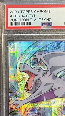 2000 Pokemon Topps Chrome Series 2 Tekno Aerodactyl #142 PSA 7 NM | Low POP 🔥 - Image 2