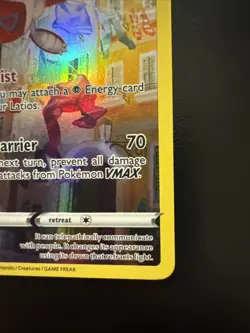 Pokemon TCG Crown Zenith: Galarian Gallery Latias Ultra Rare Near Mint - Image 4