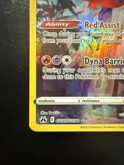 Pokemon TCG Crown Zenith: Galarian Gallery Latias Ultra Rare Near Mint - Image 5