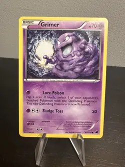 MISPRINT ERROR Grimer Plasma Freeze 45/116 Black & White Pokemon TCG - LP - Image 1