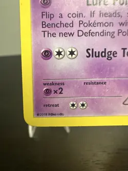MISPRINT ERROR Grimer Plasma Freeze 45/116 Black & White Pokemon TCG - LP - Image 2