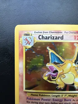 Pokemon Charizard Base Set 4/102 Near Mint Clean! Pack Fresh - Image 2