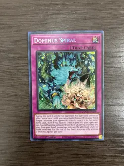 YU-GI-OH Dominus Spiral DOOD-EN079 1st Edition Secret Rare NM - Image 1
