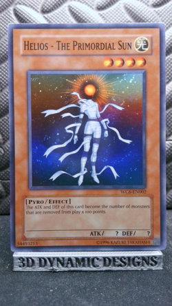| Yugioh Helios - The Primordial Sun WC6-EN002 Super Rare NM-/VLP 🔥 | - Image 1