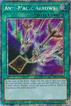 Yugioh! Anti-Magic Arrows - RA03-EN264 - Platinum Secret Rare - 1st Edition Near - Image 1