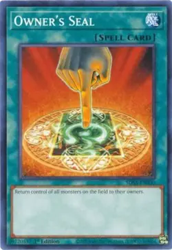 Yugioh! Owner's Seal - SDSA-EN030 - Common - 1st Edition Near Mint, English - Image 1