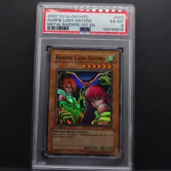 Harpie Lady Sisters - 2002 Yu-Gi-Oh! MRD-009 1st Edition - PSA 6 - Image 1