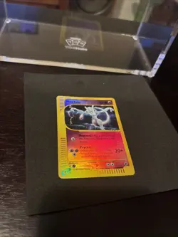 Pokemon Mewtwo TCG Reverse Holo Rare Card 56/165 Expedition Base Set - Image 3