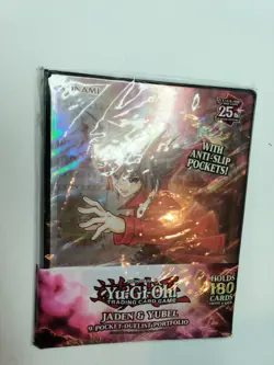 Konami Yu-Gi-Oh! 9-Pocket Portfolio - JADEN AND YUBEL (Holds 180 Cards) - Image 1