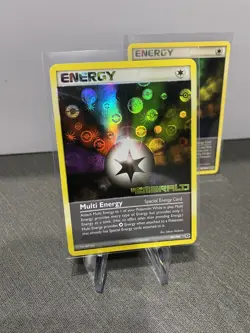 2005 Pokemon, EX Emerald, #89/106 Multi Energy, Reverse Holo Rare 2 Card NM - Image 2