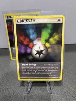 2005 Pokemon, EX Emerald, #89/106 Multi Energy, Reverse Holo Rare 2 Card NM - Image 4