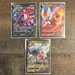 Pokemon TCG Lot of 3 V Holo Ultra Rare Full Art Cards LP/NM - Image 1