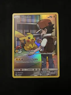 Pokemon TCG Pikachu Card #241/236 Cosmic Eclipse Secret Rare - Image 1