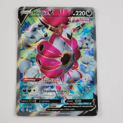 Hoopa V Full Art 253/264 Fusion Strike Ultra Rare Holo Pokemon Card 2021 LP - Image 1