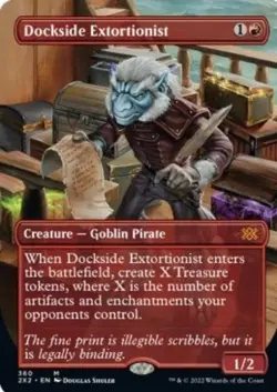 Dockside Extortionist (Borderless) Near Mint MTG Double Masters 2022 - Image 1